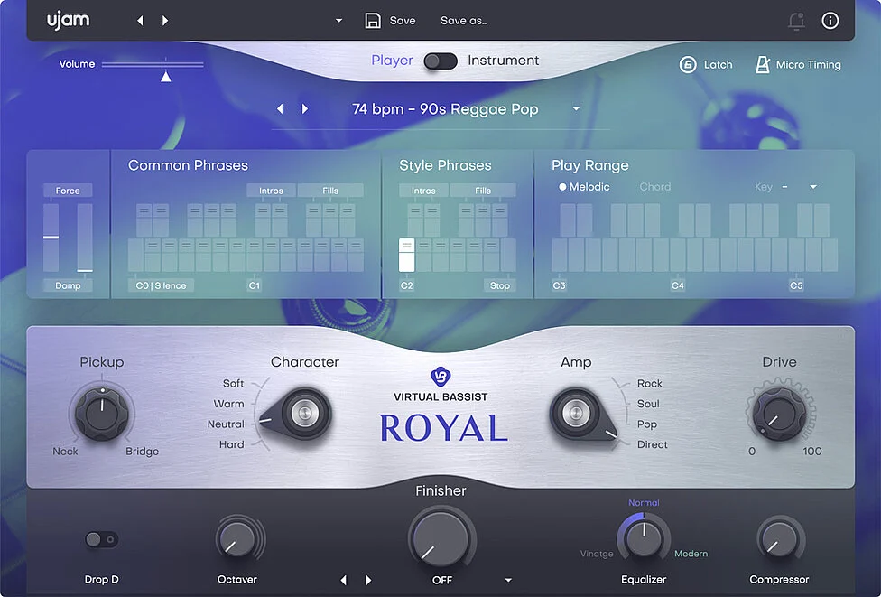 Ujam Virtual Bassist ROYAL